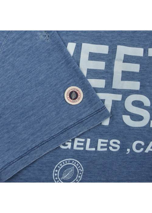 Sweet Pants TEE SHIRT SWEET PANTS INDIGO TEE USED  SPINDIGOTEE chez West Gallery Dieppe