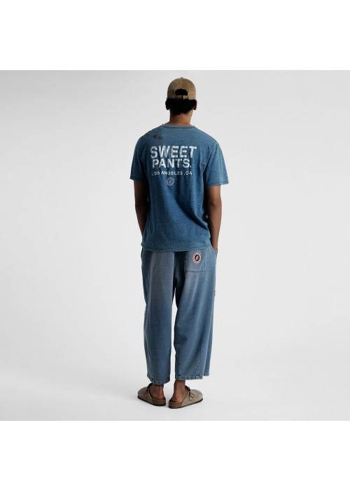 Sweet Pants TEE SHIRT SWEET PANTS INDIGO TEE USED  SPINDIGOTEE chez West Gallery Dieppe