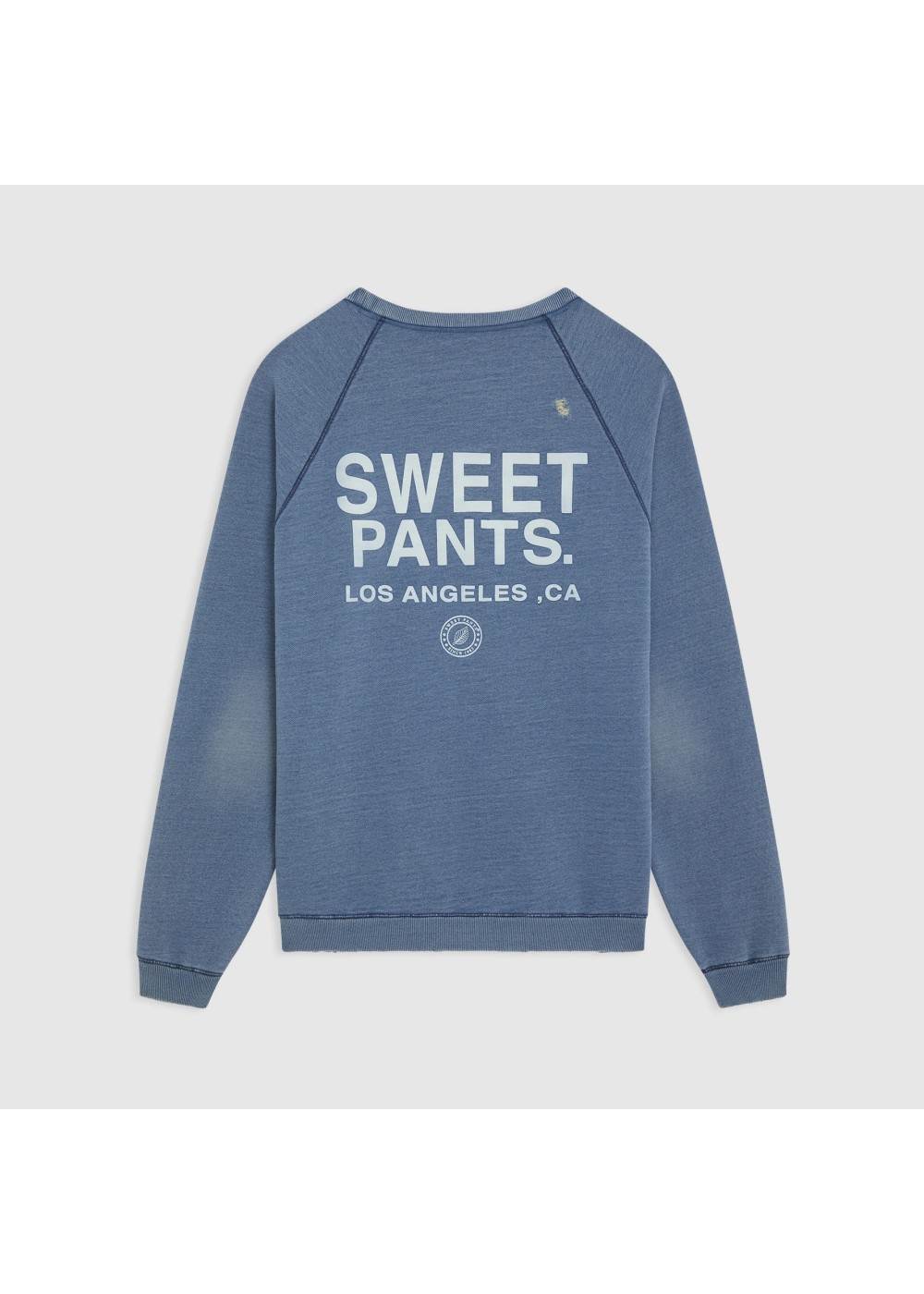 Sweet Pants SWEAT COL ROND SWEET PANTS INDIGO CREW USED  SPINDIGOCREW chez West Gallery Dieppe