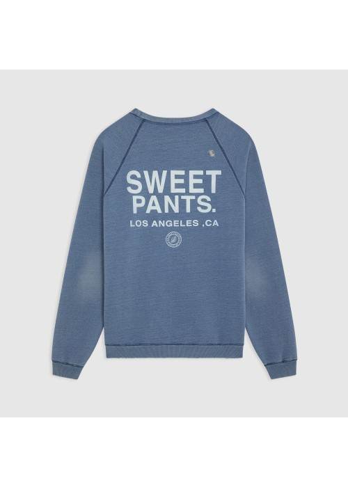 Sweet Pants SWEAT COL ROND SWEET PANTS INDIGO CREW USED  SPINDIGOCREW chez West Gallery Dieppe