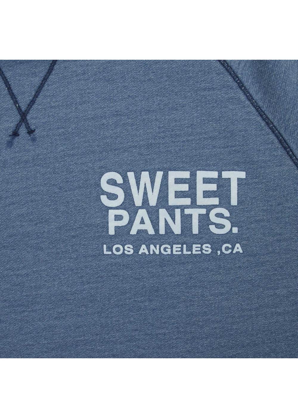 Sweet Pants SWEAT COL ROND SWEET PANTS INDIGO CREW USED  SPINDIGOCREW chez West Gallery Dieppe