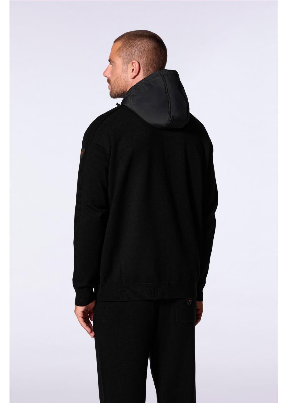 Gertrude GILET BI MATIÈRE À CAPUCHE GERTRUDE SEBASTIEN GSEBASTIEN chez West Gallery Dieppe