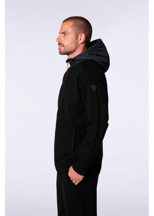 Gertrude GILET BI MATIÈRE À CAPUCHE GERTRUDE SEBASTIEN GSEBASTIEN chez West Gallery Dieppe