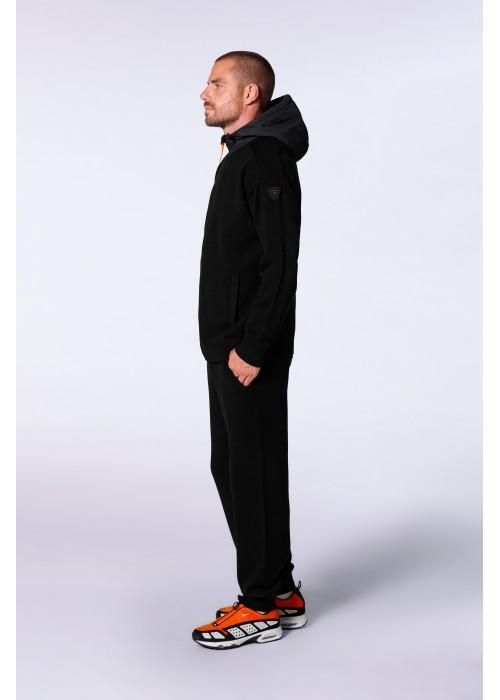 Gertrude GILET BI MATIÈRE À CAPUCHE GERTRUDE SEBASTIEN GSEBASTIEN chez West Gallery Dieppe