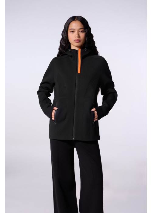 Gertrude GILET À CAPUCHE EN MAILLE TECHNIQUE GERTRUDE PATOU GPATOU chez West Gallery Dieppe