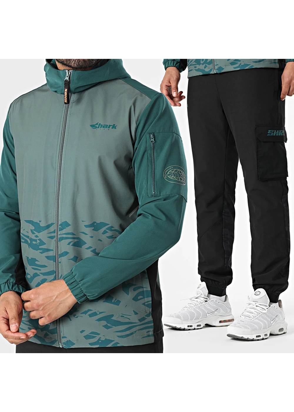 SHARK LIFE ENSEMBLE DE SURVÊTEMENT SHARK LIFE TEMPEST VERT NOIR SHARKTEMPESTVERT chez West Gallery Dieppe SHARK LIFE ENSEMBLE DE SURVÊTEMENT SHARK LIFE TEMPEST VERT NOIR SHARKTEMPESTVERT chez West Gallery Dieppe