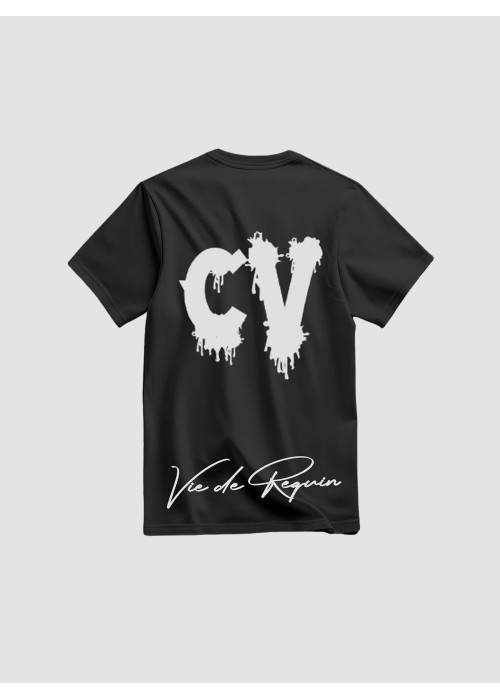 SHARK LIFE TEE SHIRT SHARK LIFE CV 13 NOIR ET BLANC TEESHARKNOIRBLANC chez West Gallery Dieppe