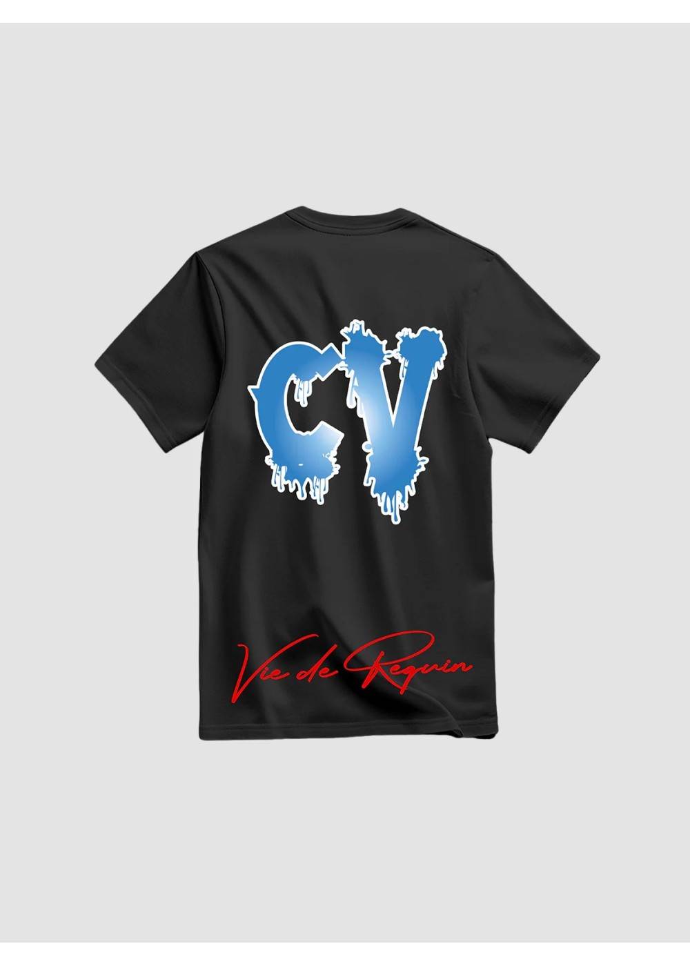 SHARK LIFE TEE SHIRT SHARK LIFE CV 13 BLEU ET BLANC TEESHARKBLEUBLANC chez West Gallery Dieppe