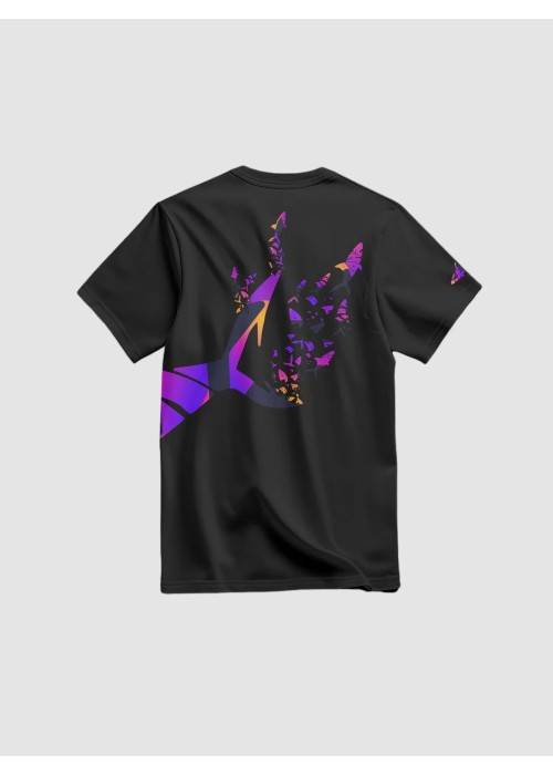 SHARK LIFE TEE SHIRT SHARK LIFE BRIGHT PURPLE ORANGE SHARKBRIGHTPURPLE chez West Gallery Dieppe