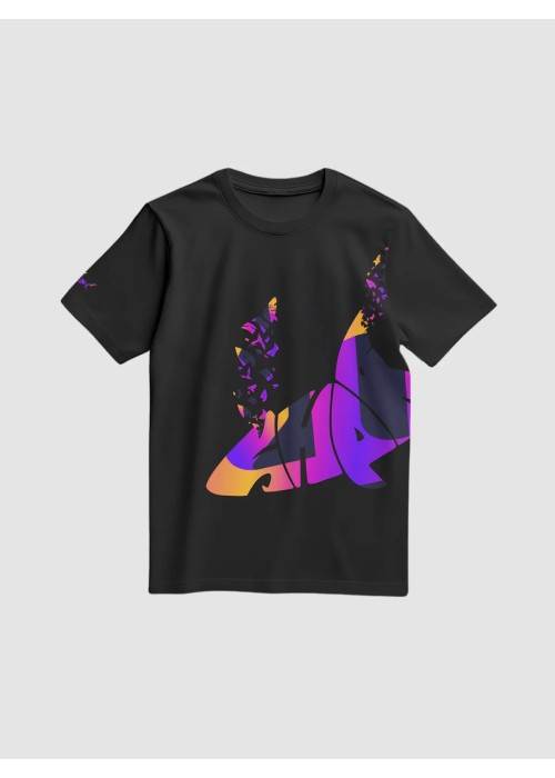 SHARK LIFE TEE SHIRT SHARK LIFE BRIGHT PURPLE ORANGE SHARKBRIGHTPURPLE chez West Gallery Dieppe