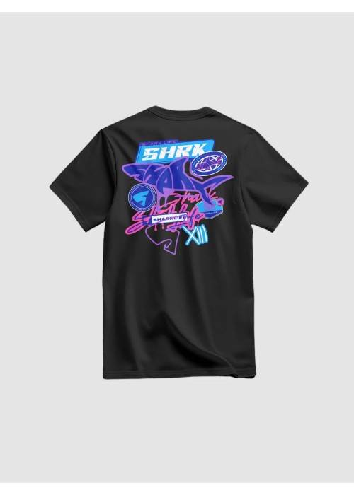 SHARK LIFE TEE SHIRT SHARK LIFE SHARK LAND BLUE PINK TEESHARKLANDBLUEPINK chez West Gallery Dieppe