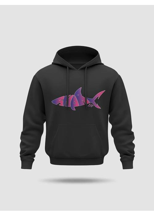 SHARK LIFE SWEAT À CAPUCHE SHARK LIFE KALASH VIOLET SHARKKALASHVIOLET chez West Gallery Dieppe