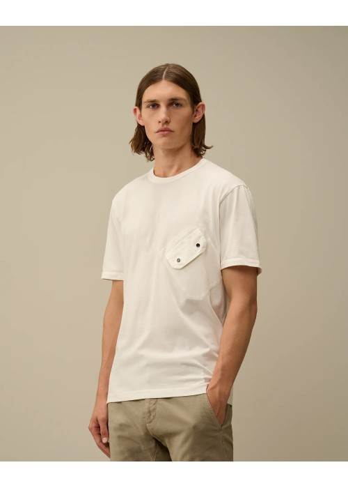 C.P. Company TEE SHIRT LOGO POCHE C.P. COMPANY CPTEEPOCHE chez West Gallery Dieppe