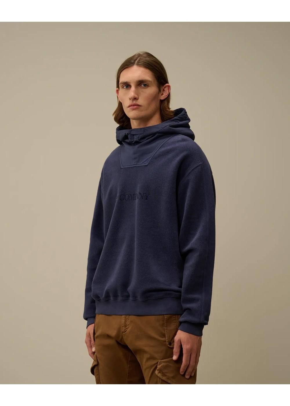 C.P. Company SWEAT À CAPUCHE C.P. COMPANY ÉPONGE REVERSE BRUSHED CPSWEATEPONGE chez West Gallery Dieppe
