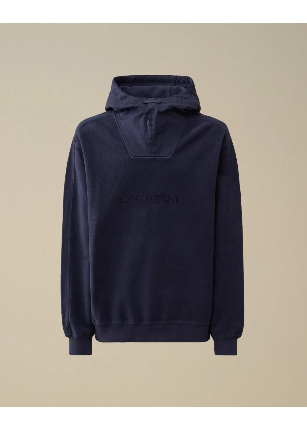 C.P. Company SWEAT À CAPUCHE C.P. COMPANY ÉPONGE REVERSE BRUSHED CPSWEATEPONGE chez West Gallery Dieppe