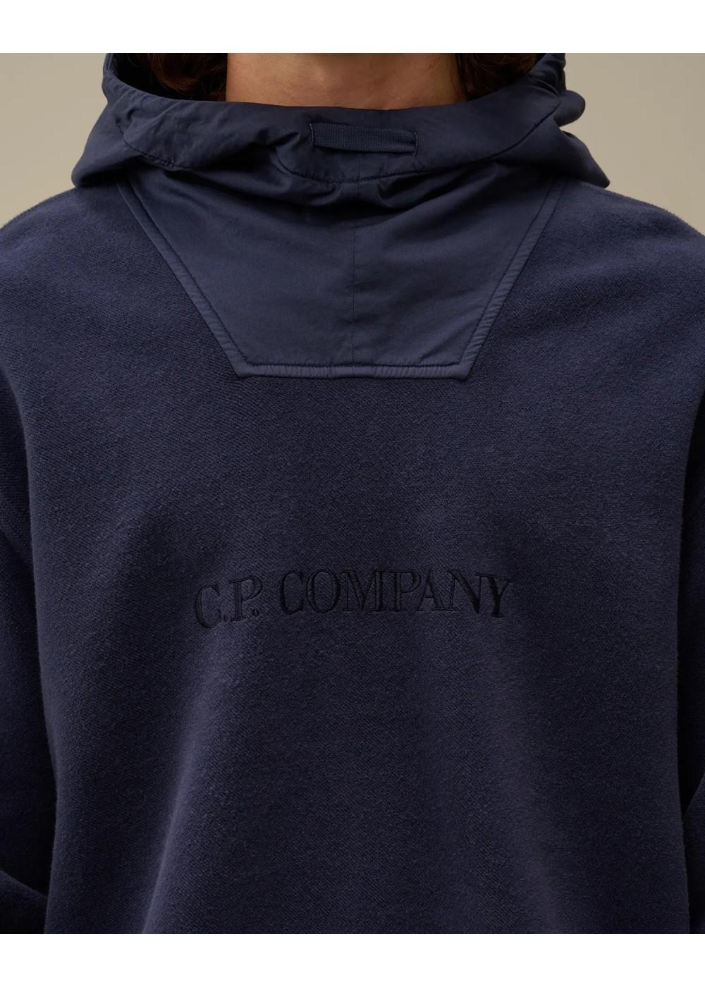 C.P. Company SWEAT À CAPUCHE C.P. COMPANY ÉPONGE REVERSE BRUSHED CPSWEATEPONGE chez West Gallery Dieppe