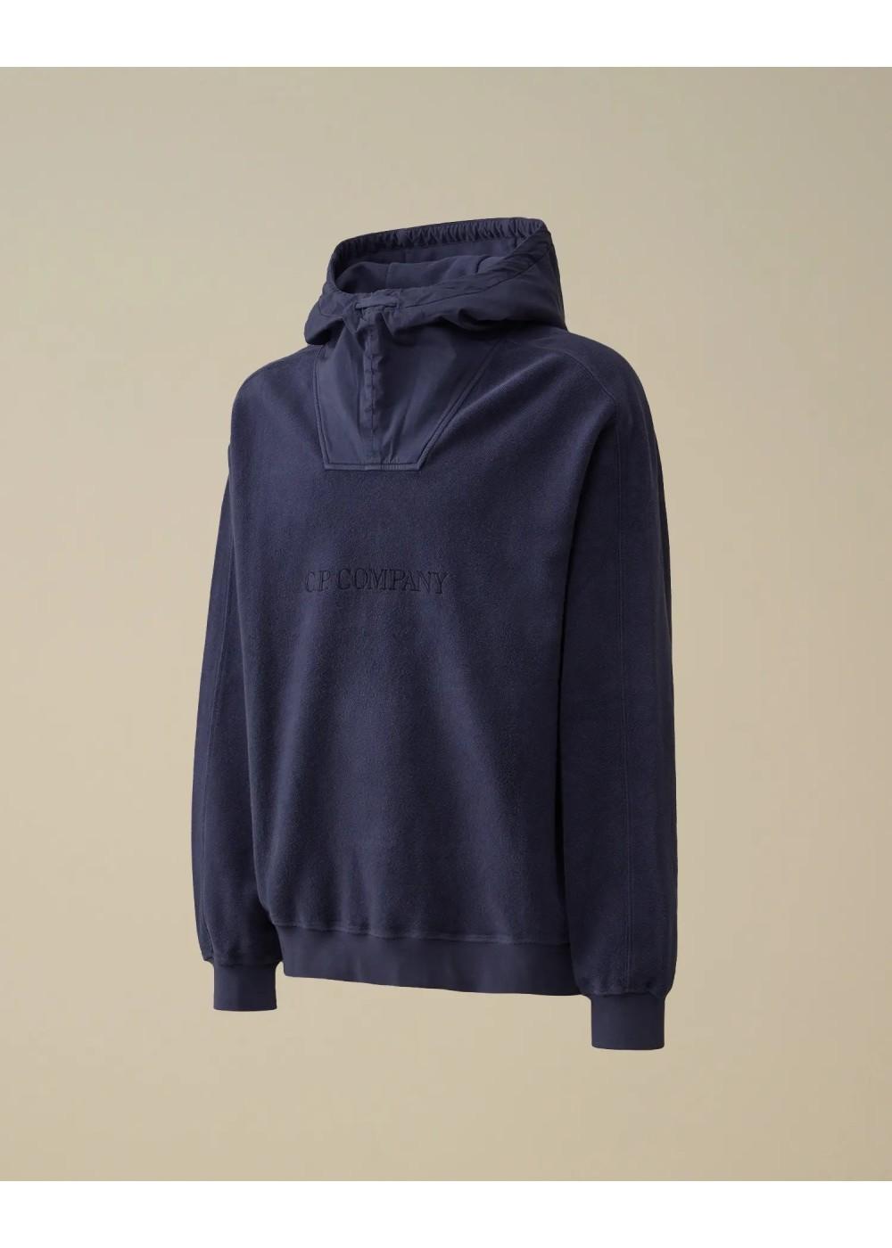C.P. Company SWEAT À CAPUCHE C.P. COMPANY ÉPONGE REVERSE BRUSHED CPSWEATEPONGE chez West Gallery Dieppe