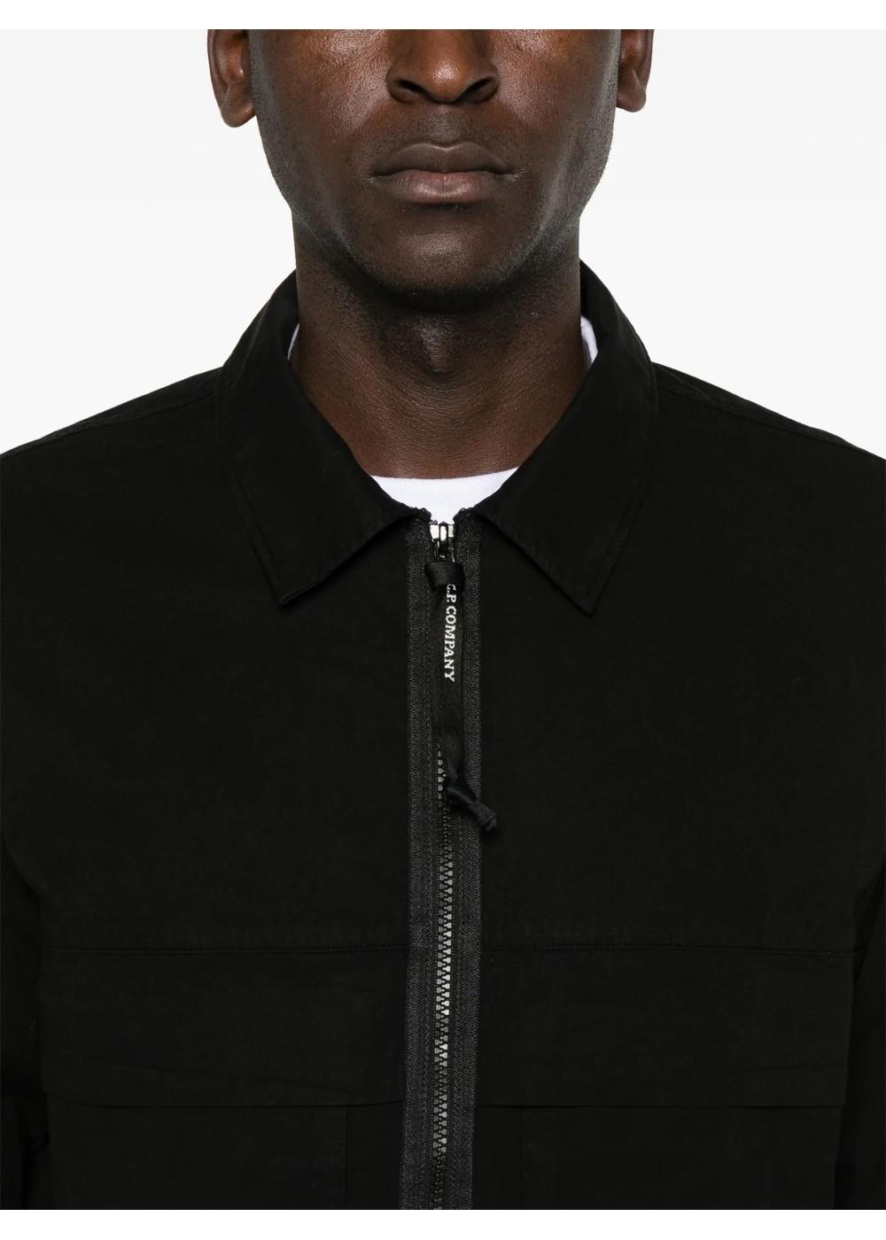 C.P. Company VESTE SURCHEMISE C.P. COMPANY ZIP ORGANIC GABARDINE CPOVERSURSHIRT chez West Gallery Dieppe