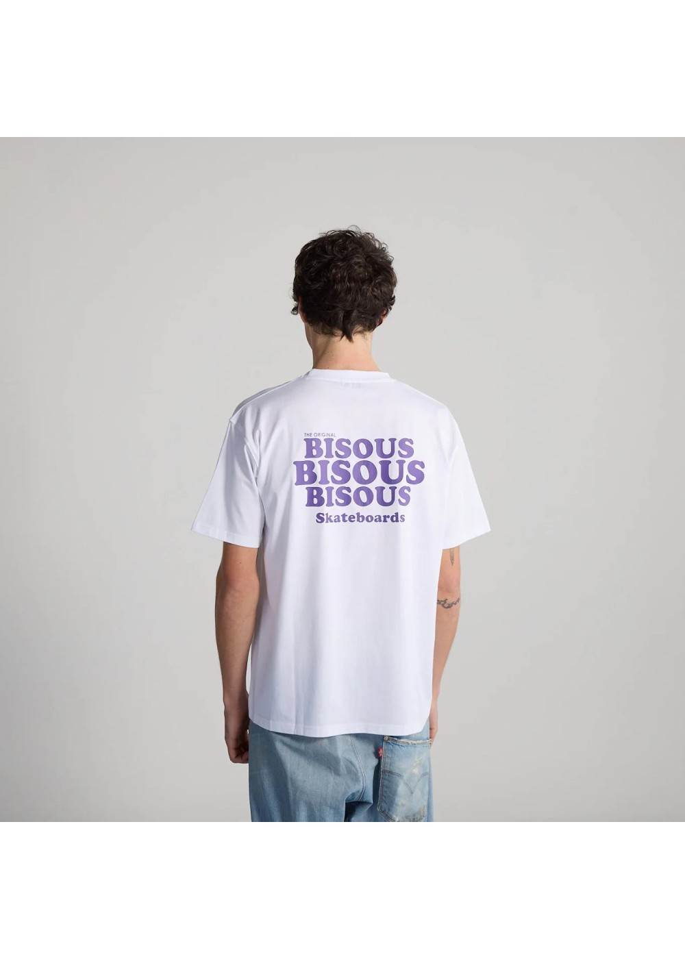 Bisous&nbsp;Skateboard TEE SHIRT BISOUS GREASE WHITE BBISOUSGREASEWHITE chez West Gallery Dieppe