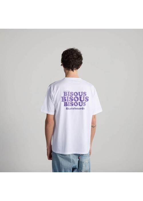 Bisous&nbsp;Skateboard TEE SHIRT BISOUS GREASE WHITE BBISOUSGREASEWHITE chez West Gallery Dieppe