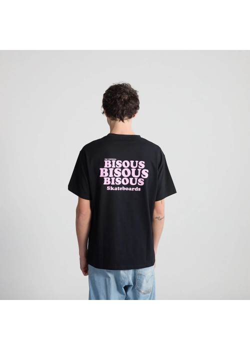 Bisous&nbsp;Skateboard TEE SHIRT BISOUS GREASE BLACK BBISOUSGREASEBLACK chez West Gallery Dieppe