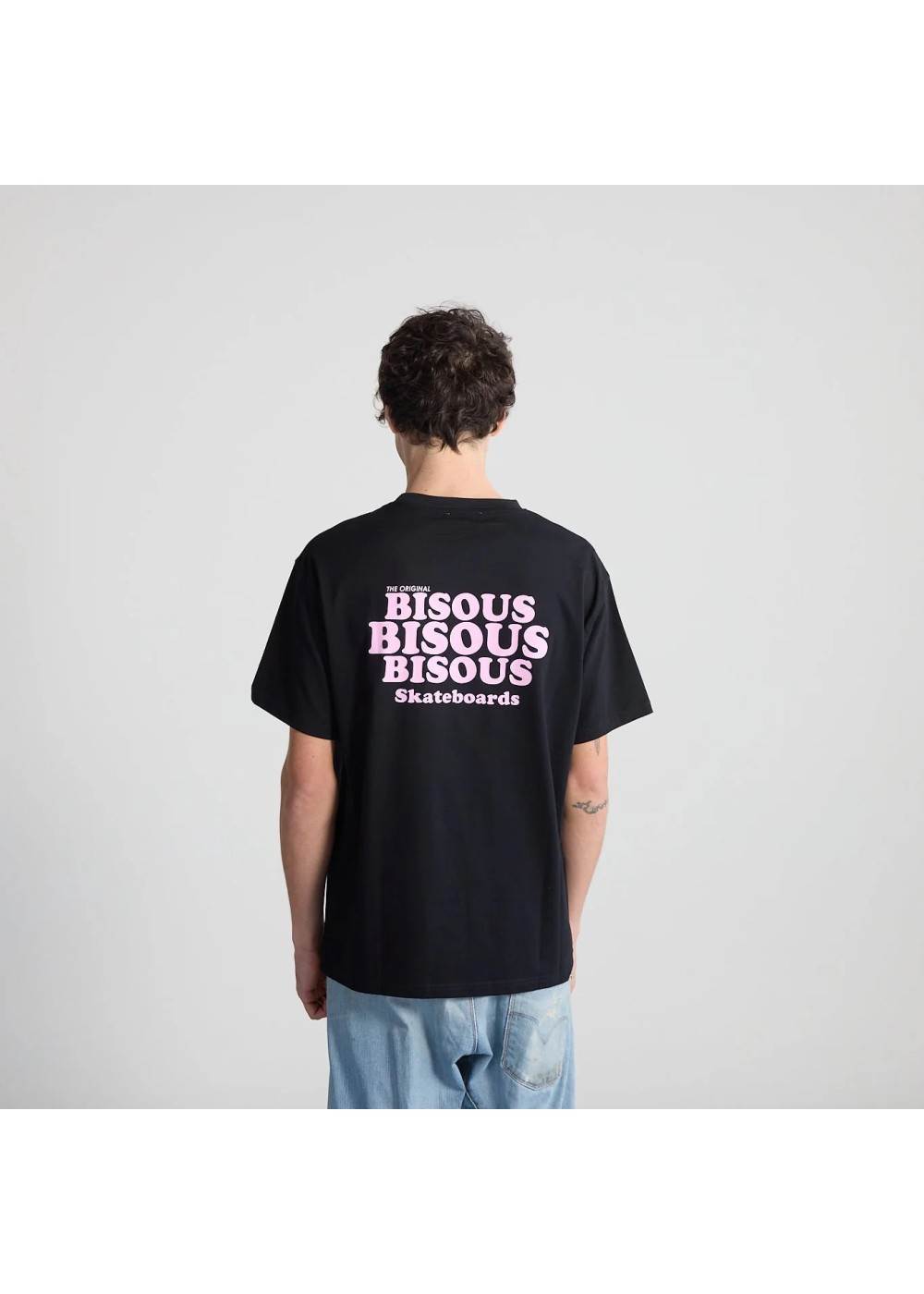 Bisous&nbsp;Skateboard TEE SHIRT BISOUS GREASE BLACK BBISOUSGREASEBLACK chez West Gallery Dieppe