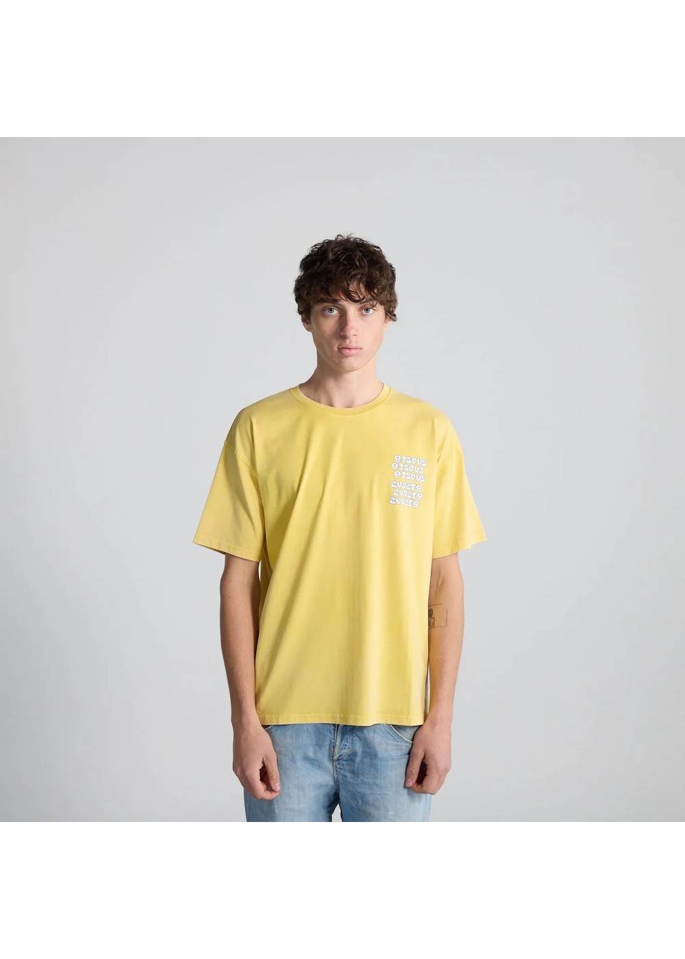 Bisous&nbsp;Skateboard TEE SHIRT BISOUS SLIME YELLOW BBISOUSSLIME chez West Gallery Dieppe