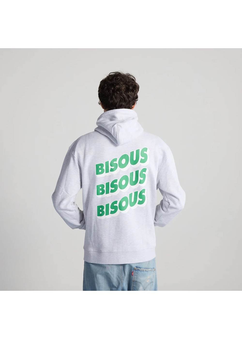 Bisous&nbsp;Skateboard SWEAT ZIP À CAPUCHE BISOUS HOODIE SONIC GREY BBISOUSHOODIESONIC chez West Gallery Dieppe