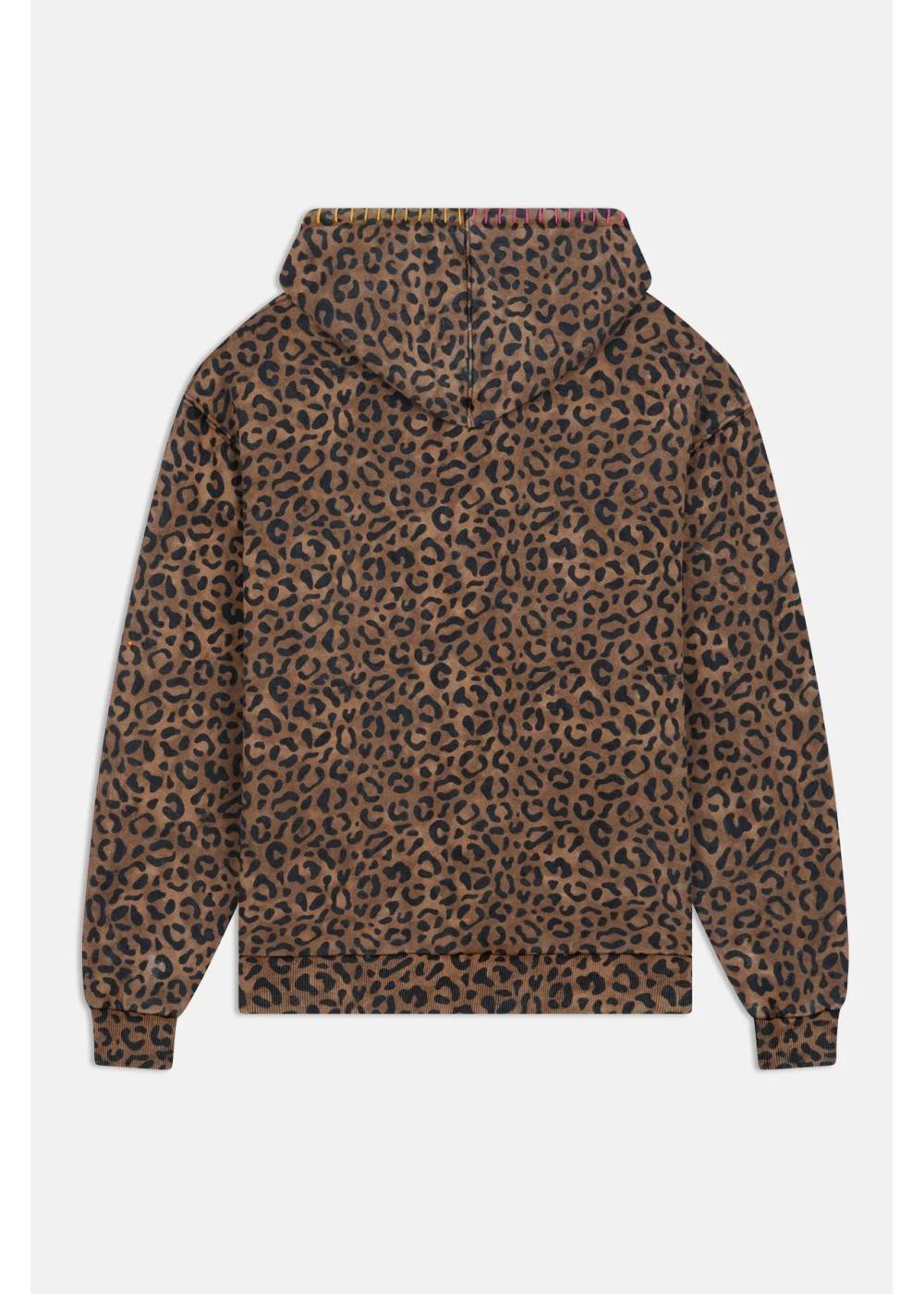 ELEVEN PARIS SWEAT ZIP À CAPUCHE ELEVEN PARIS MOON LÉOPARD EPMOONLEO chez West Gallery Dieppe