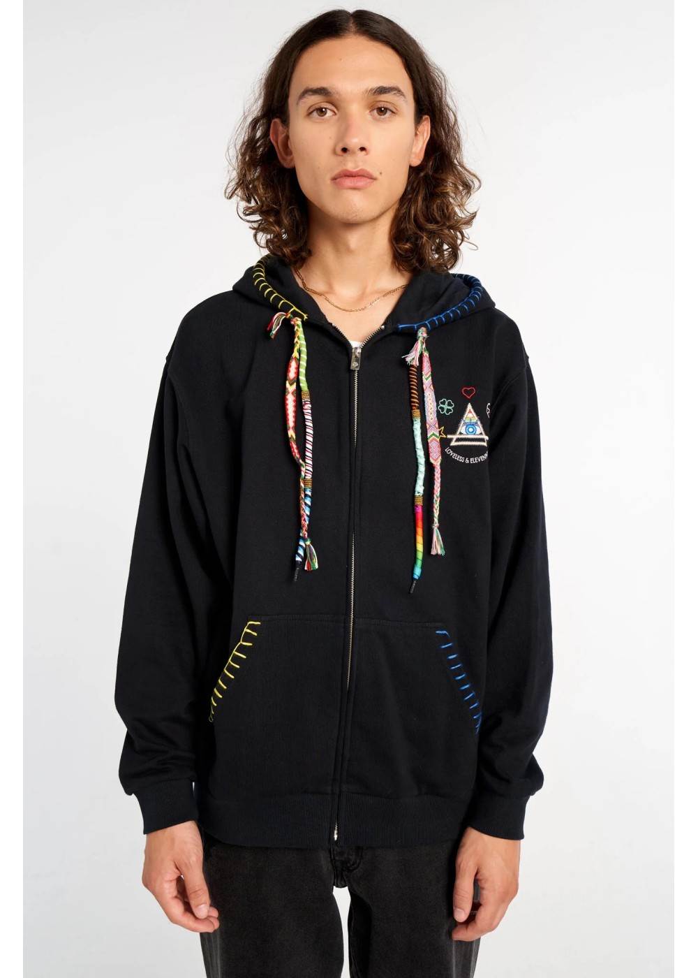 ELEVEN PARIS SWEAT ZIP À CAPUCHE ELEVEN PARIS MOON EPMOONSWEAT chez West Gallery Dieppe