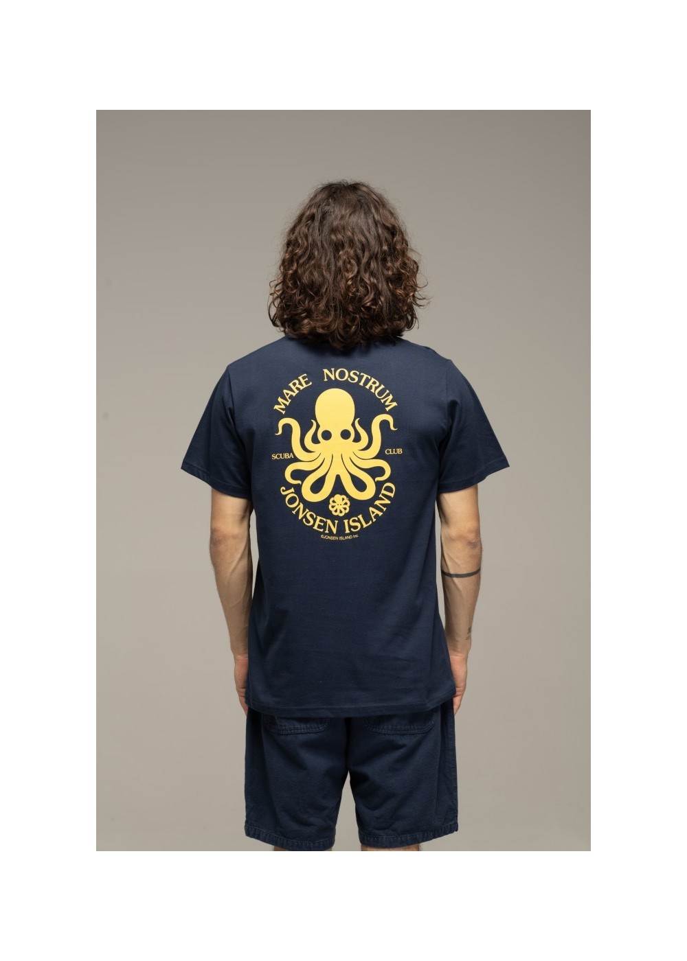 Jonsen Island T-SHIRT CLASSIC MARE NOSTRUM NAVY BLEU MARINE JICLASSICMARENOS chez West Gallery Dieppe