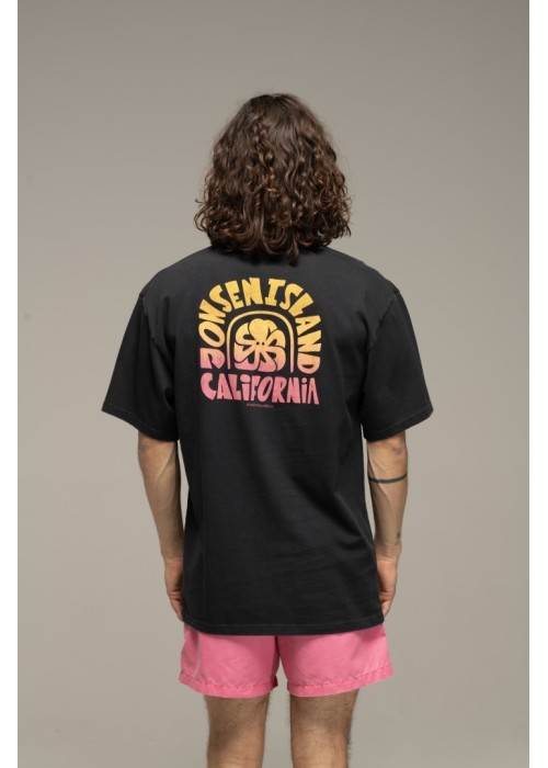 Jonsen Island T-SHIRT CONFORT FAT LETTERS BLACK JONSEN ISLAND JICONFORTFATLETTERS chez West Gallery Dieppe