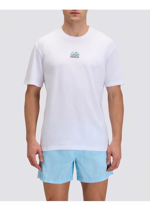 Sundek TEE SHIRT SUNDEK SURFEUR TIDAL M769TEJ78JI chez West Gallery Dieppe
