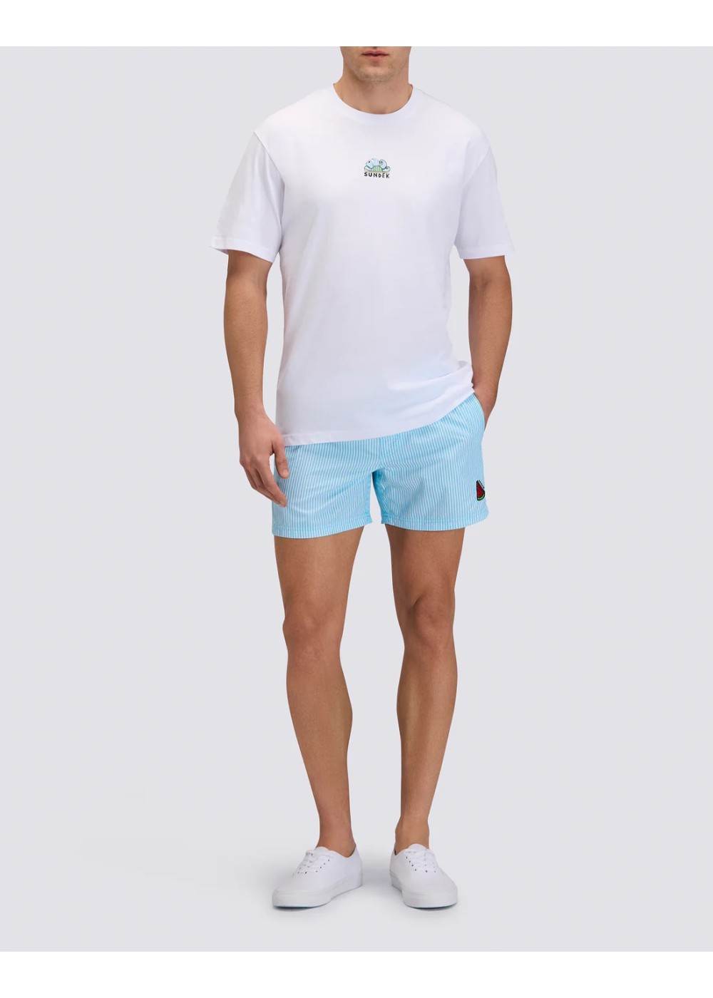 Sundek TEE SHIRT SUNDEK SURFEUR TIDAL M769TEJ78JI chez West Gallery Dieppe